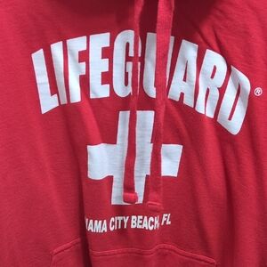 Red Lifeguard Hoodie